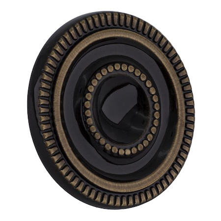 Amerock Antique Brass Contemporary Round Large Head Kitchen Cabinet Knob 1-3/8 in. Diameter BP3448AE